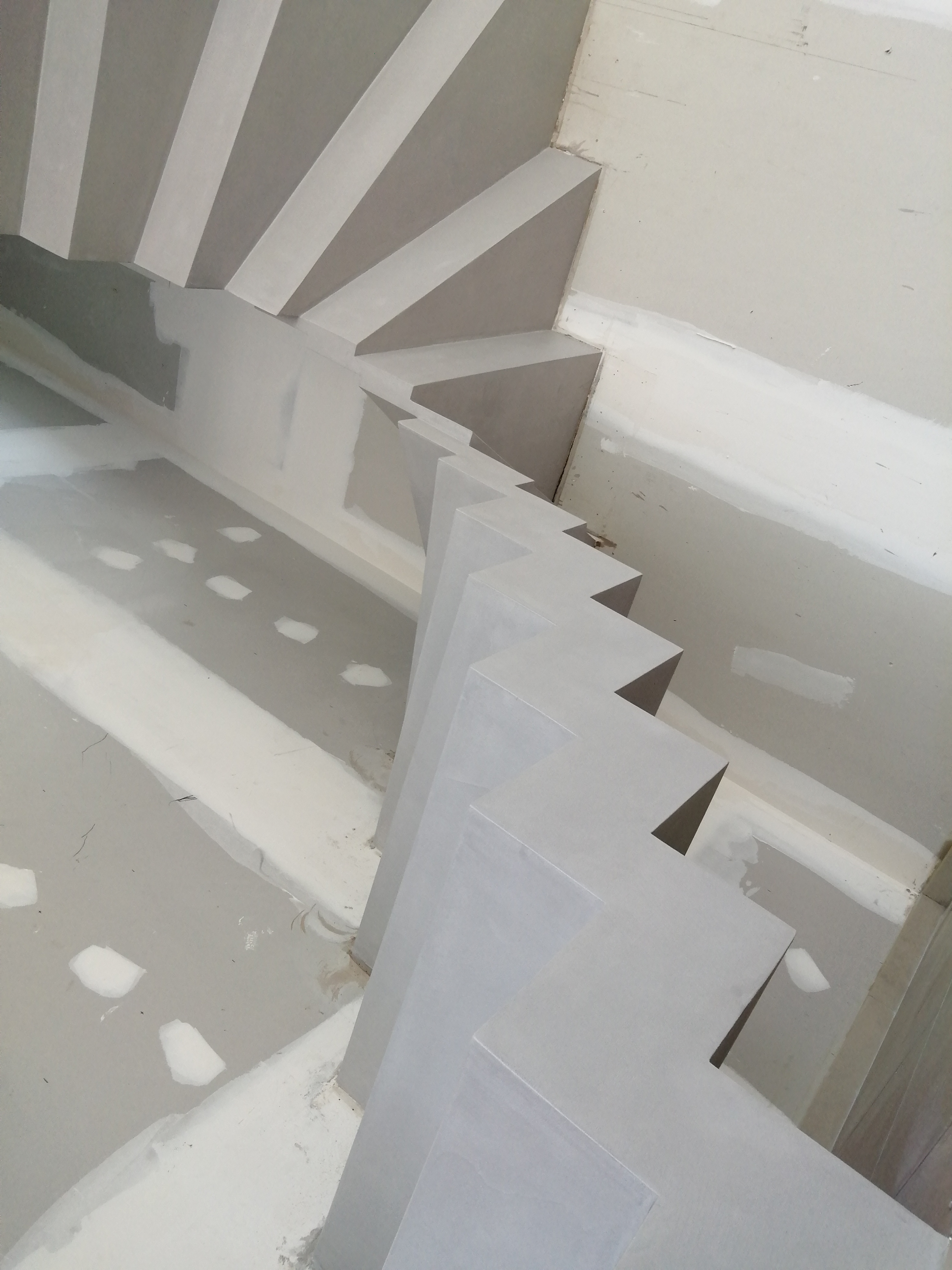 Design en béton ciré d'un escalier